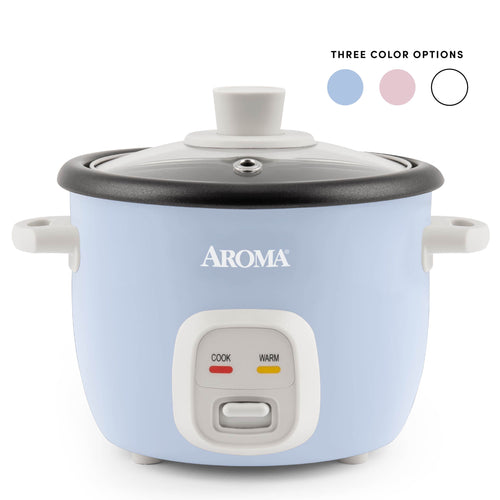 ® 4-Cups (Cooked) / 1Qt. Rice & Grain Cooker, Blue
