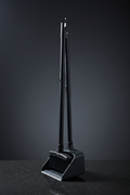 180° Foldable Broom and Dustpan Set on dark surface